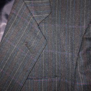 Christian Dior Monsieur Sport Coat Blue Red Check